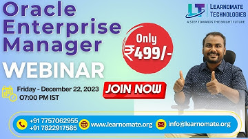 Master Oracle Enterprise Manager | Learnomate Technology