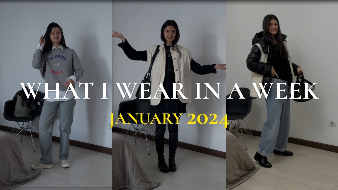 What i wear in a week | of January edition | Sima R - YouTube