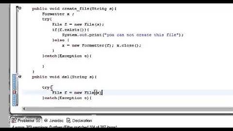 Create and delete a File in java by [ KING HOUSSME ]