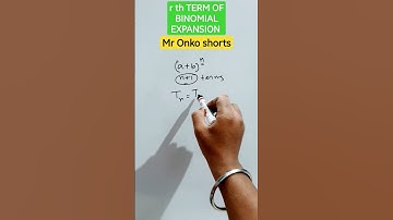 #shorts 🔥🔥Binomial expansion rth term| Binomial theorem tricks😍 #viral #trending #mronkoshorts