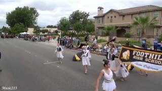 Foothill HS - Bonds of Unity - 2019 Duarte Route 66 Parade