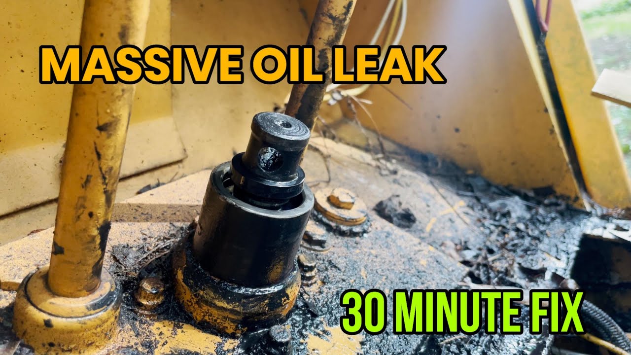 Case 580E Steering Valve Input Seal Replacement