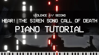 Hear! the Siren Song Call of Death - ULTRAKILL OST - Heaven Pierce Her | Piano Tutorial