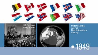 De geschiedenis van de NAVO - videotijdlijn (NATO video timeline - DUTCH)