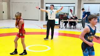 Wrestling / Ringen, Weihnachtsturnier Torgelow 2025, Greco, U14, 46 kg, Wegner - Kolev