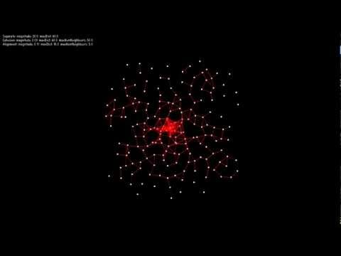 Slime Mold Simulation - Flocking-based Growth