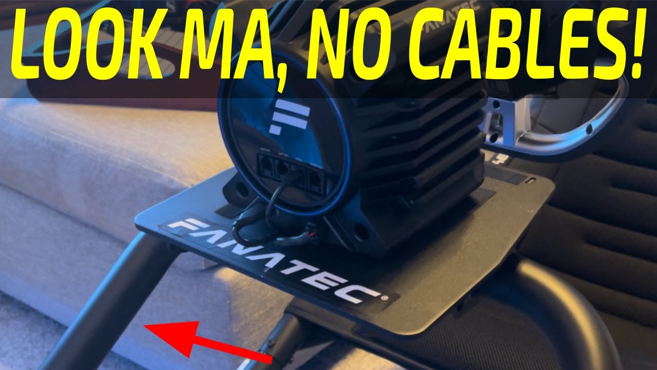 Level 1000 Cable Management for My GT7 Playseat Trophy Simrig Sim ...
