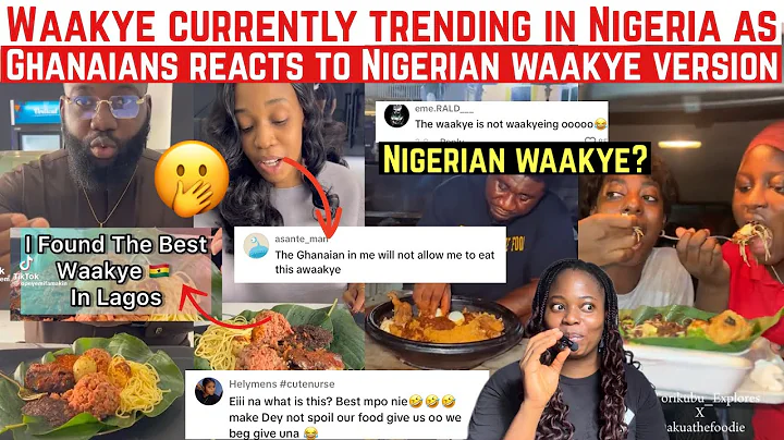 GHANAIANS REACTS MASSIVELY TO NIGERIAN WAAKYE VS GHANAIAN WAAKYE! BANTERS CONT.