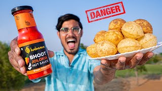 Paani Poori VS World&#39;s Hottest Sauce | इसे खाना एक बड़ी गलती थी🥵