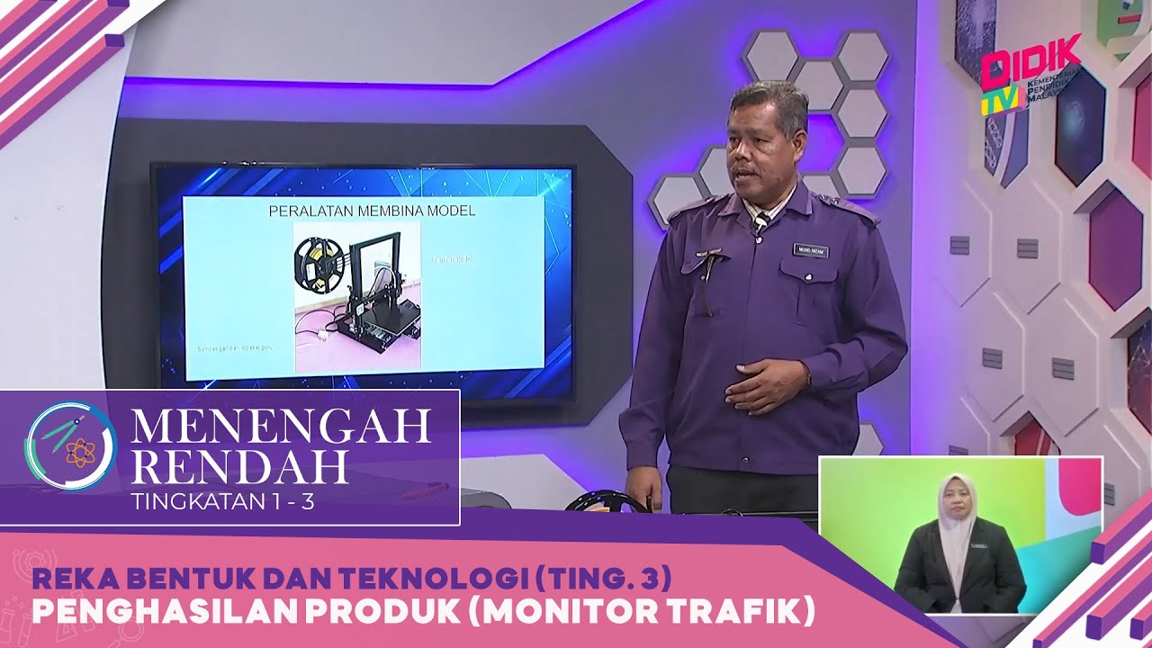 Menengah Rendah (2022) | Reka Bentuk Dan Teknologi (Ting. 3): Penghasilan Produk (Monitor Trafik)