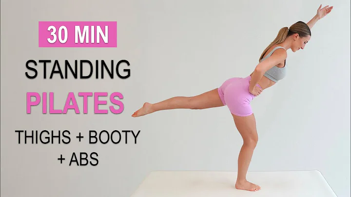 30 Min Standing Pilates Slim Legs + Round Butt + Defined Abs | Burn Fat + Tone Muscle | No Jumping