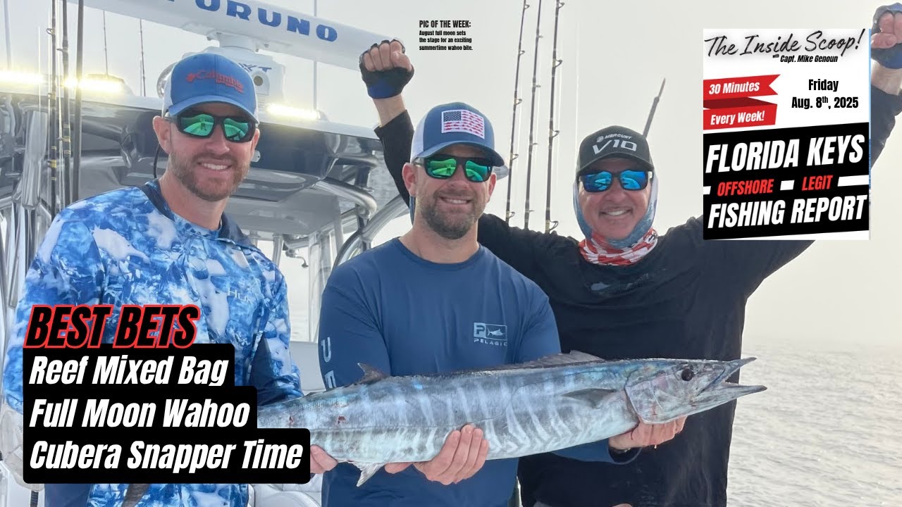 FL Keys Offshore Fishing Report 08/08/25 | The Inside Scoop w/Capt. Mike Genoun | Swordfish By Day
