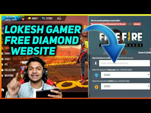 Wasting All Diamond Of Lokesh Gamer💎 Id Hack Prank Global Top 1