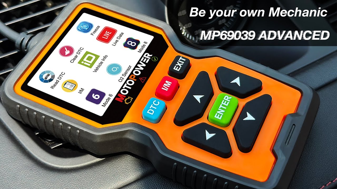 MOTOPOWER MP69039 OBD2 Code Reader Scanner Advanced Edition YouTube
