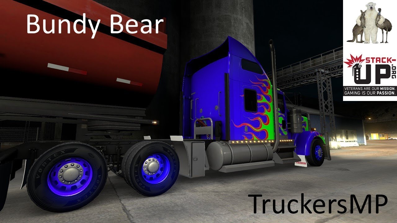 ATS: Convoy with Kiddo1987, view from rear of the pack - YouTube