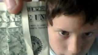Reptilian face on the dollar bill