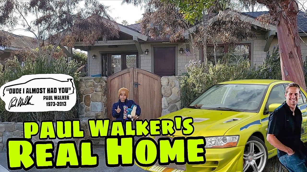 Paul Walker's Real House From Fast and the furious - YouTube