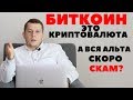 Криптовалюта это БИТКОИН а вся АЛЬТА скоро скам