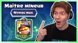 PACK OPENING JE MAX MON MAÎTRE MINEUR !!! - Clash Royale