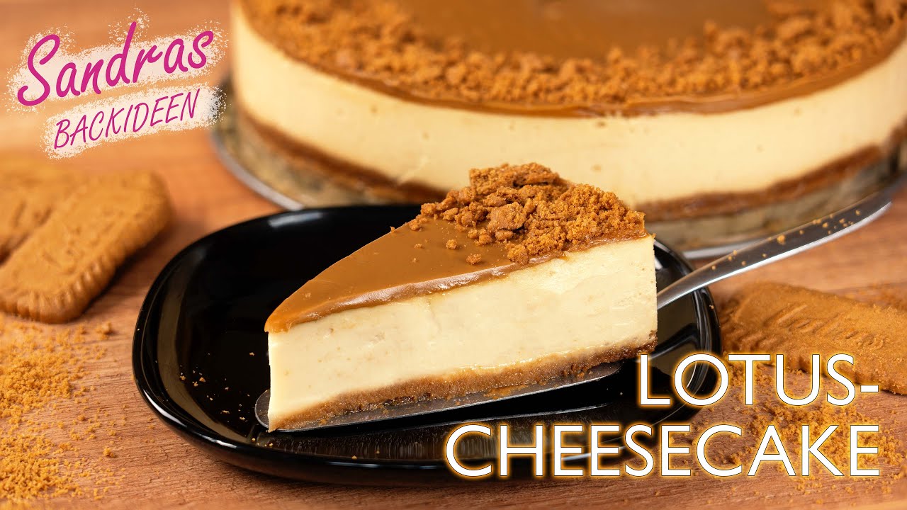 Lotus Biscoff Cheesecake – cremiger Käsekuchen mit Keksboden | einfach & unwiderstehlich