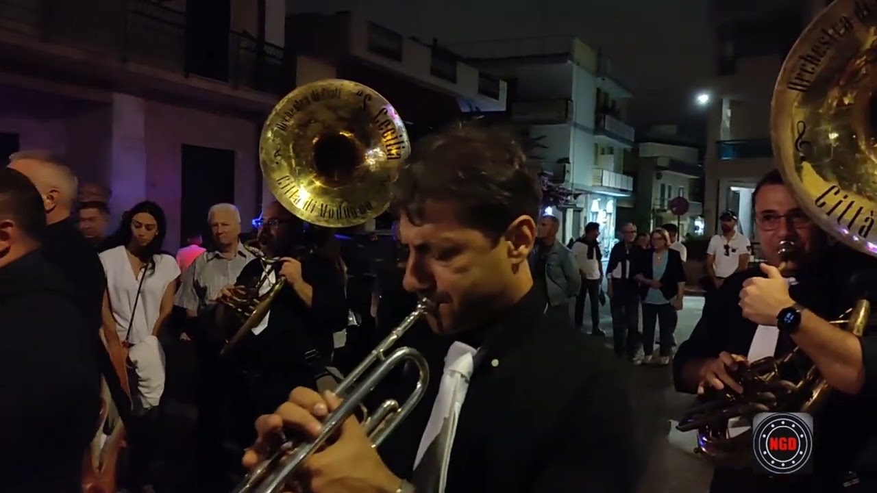Marcia Mosè banda di Modugno S Cecilia 23/9/23 Modugno inizio Processione di San Rocco