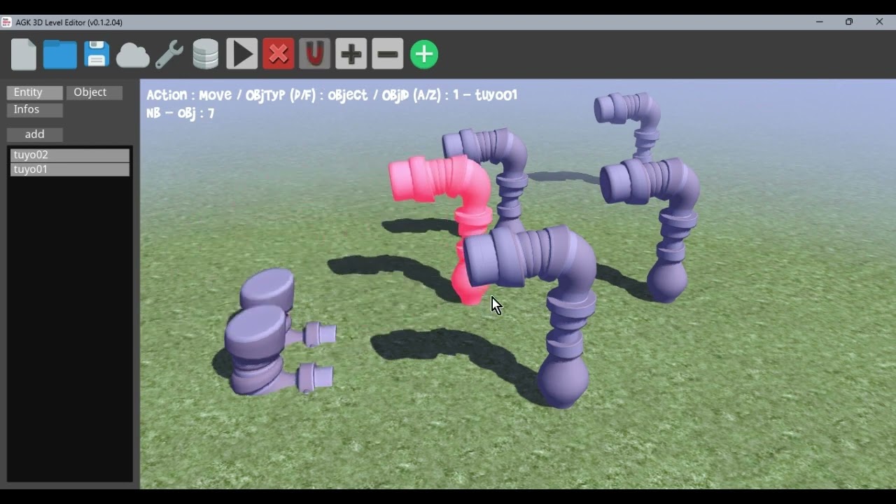 Little Game Editor (3D level editor made with AGK (Appgamekit))