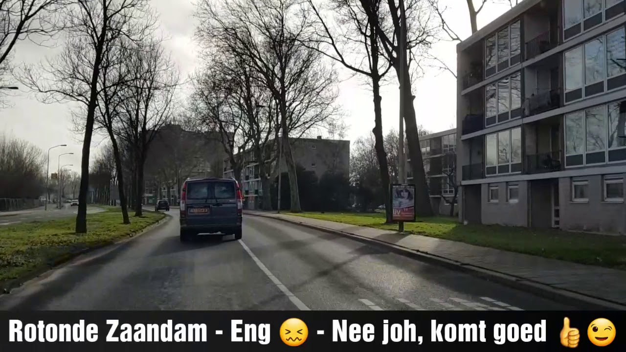Rotonde Zaandam (rechtsaf - rechtdoor)