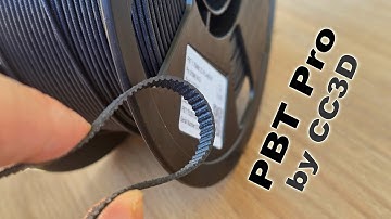 PBT Pro by CC3D - Ductile filament, something between PETG and TPU