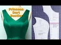 How To Draft A Perfect Princess Dart Bustier| The perfect fit ever