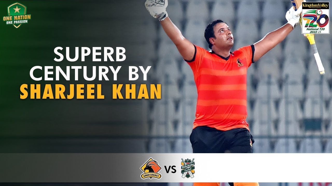 â�£Superb Century By Sharjeel Khan | Balochistan vs Sindh | Match 22 | National T20 2022 | PCB | MS2T