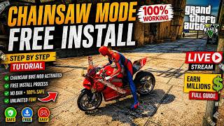 GTA 5 Chainsaw Bike Mod Download & Install Guide 🔥 #gaming #gta #gta5 #HTR