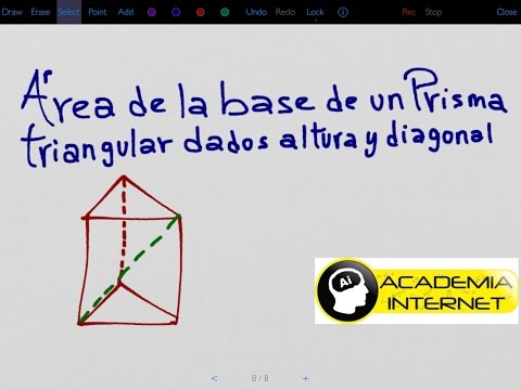 Vídeo: Com Trobar L’àrea D’una Secció Diagonal D’un Prisma