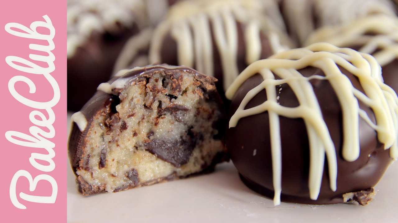 Cookie Dough Pralinen (Keksteig-Pralinen) | BakeClub