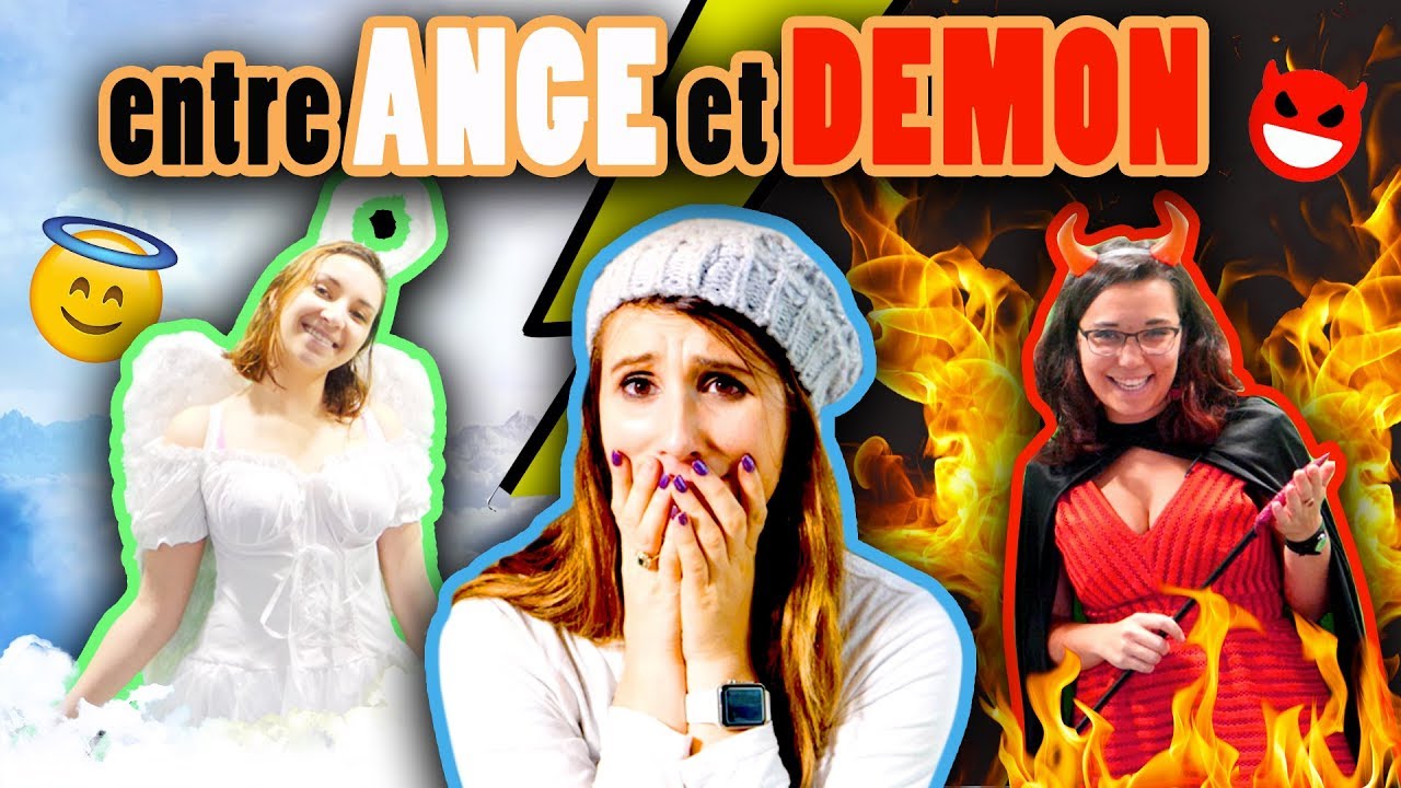 Résolution 2018 Être entre ANGE et DEMON ! Angie la crazy série YouTube