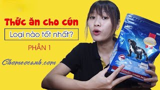 Thức ăn cho chó loại nào tốt nhất? Cửa hàng bán thức ăn cho chó giá rẻ