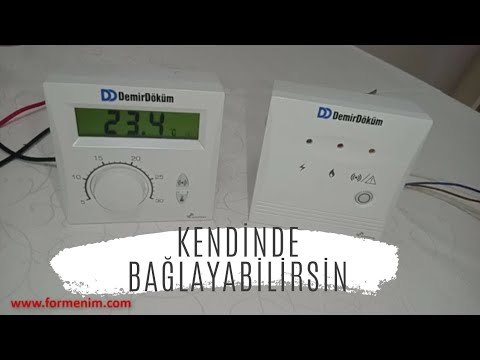 Oda Termostatı Nasıl bağlanır - Kendin Yapabilirsin Adım Adım Anlatım thermostat connection