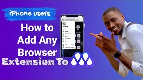 How to add any browser extensions to your Mises browser on an iPhone(IOS)