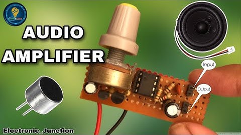 DIY-How to make Audio Amplifier using LM741 | Operational Amplifier-homemade