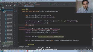 ANDROID PRACTICAL 65 | SHARED PREFERENCE AND SEEKBAR | TO CHANGE SIZE | PRESERVE CLIENT SELECTION