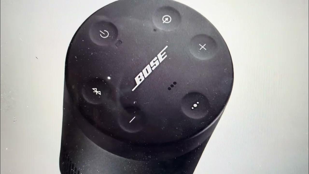Hard Reset Bose SoundLink Revolve 1 Speaker YouTube