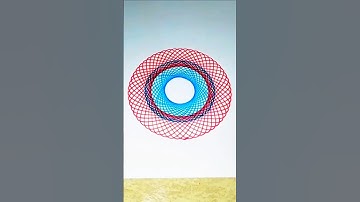 Spirograph design #art #design #spirograph #spiroart #asmr #tutorial #drawing #trending #ytshorts