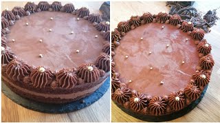 لعشاق الشكلاط طرطة الشكلاطة بمذاق خيالي سهلة التحضير والنتيجة  torta al cioccolato ricetta facile