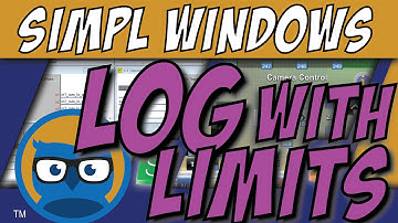 Crestron SIMPL WIndows LOG WITH LIMITS Symbol Tutorial
