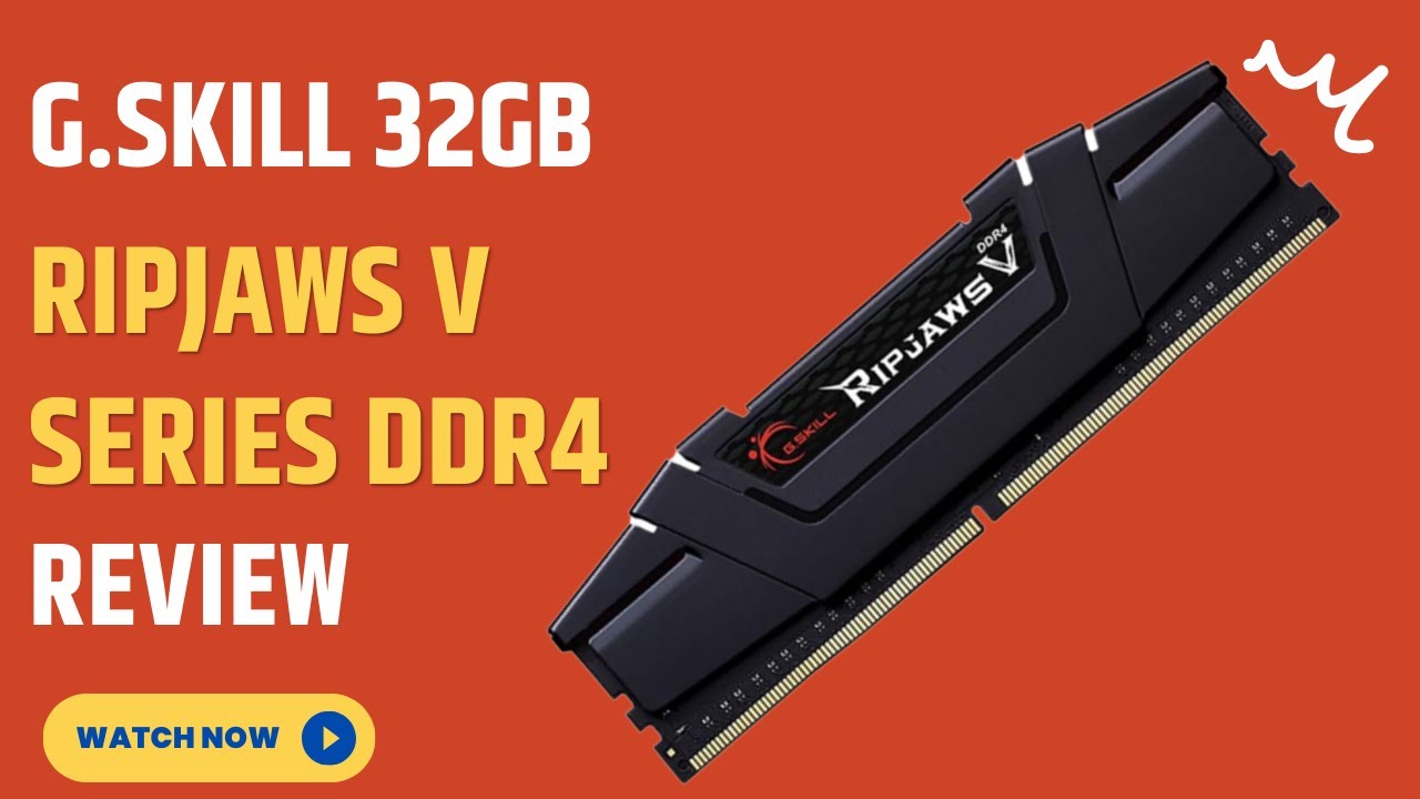 G.SKILL 32GB (2 x 16GB) Ripjaws V Series DDR4 PC4-25600 3200MHz