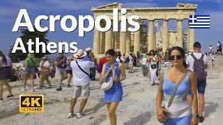 Acropolis of Athens 4K Walking Tour Ακρόπολη Αθηνών Greece 🇬🇷