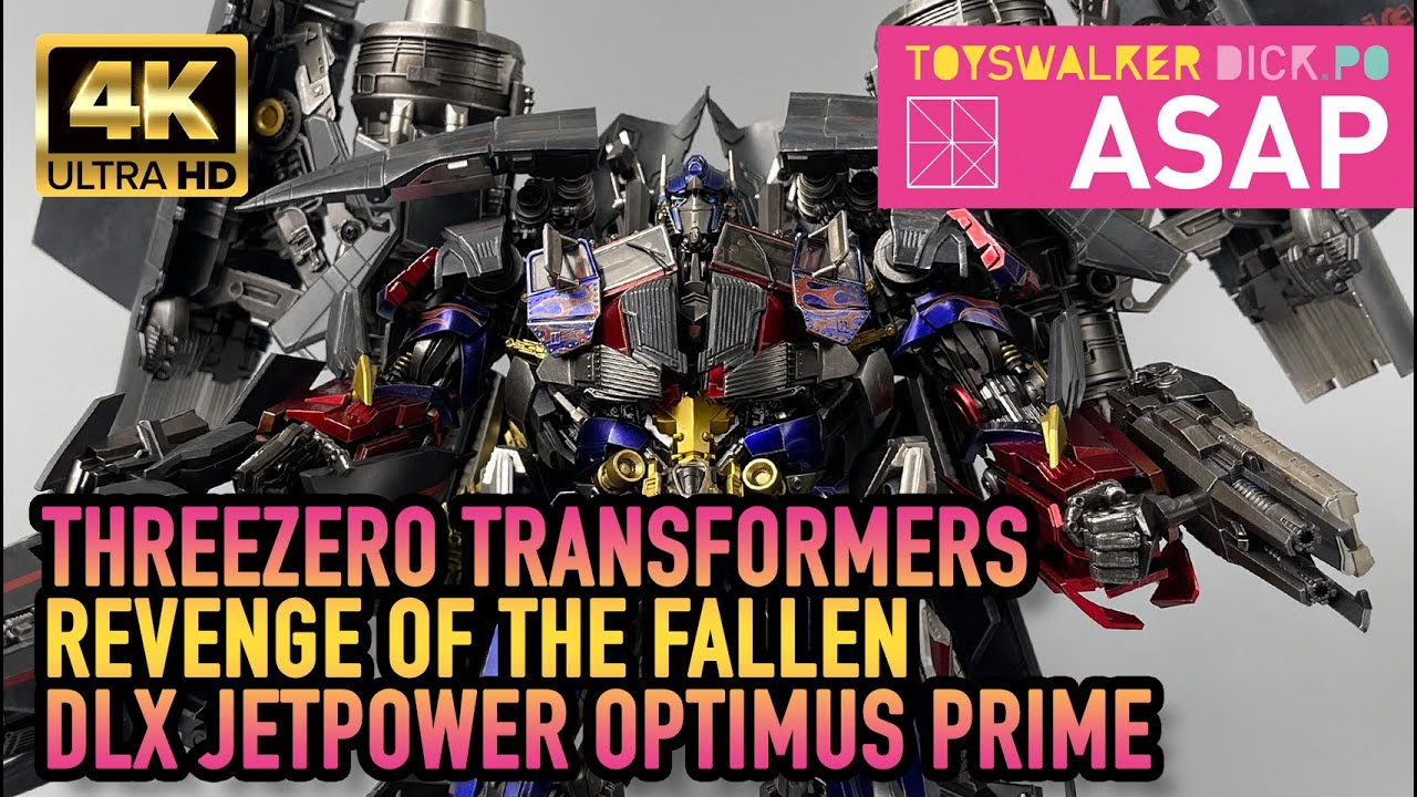 threezero DLX JETPOWER OPTIMUS PRIME Transformers Revenge Of The Fallen 天火柯柏文 Unboxing [ASAP 130]