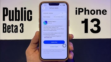 iOS 26.1 Public Beta 3 iPhone 13 - How to Download & Install iOS 26.1 Public Beta 3 on iPhone 13