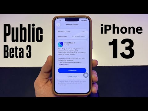 IOS 26 1 Public Beta 3 IPhone 13 How To Download Install IOS 26 1 Public Beta 3 On IPhone 13