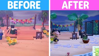 Beach Campsite MAKEOVER in Animal Crossing New Horizons