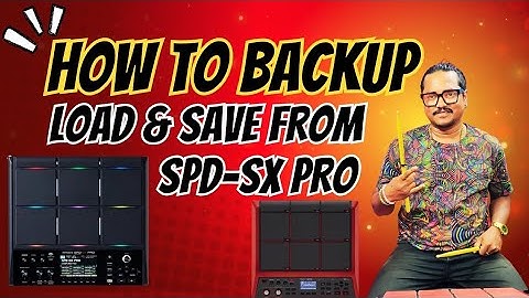  How To Backup, Load & Save From SPD-SX PRO | Full Demo | Bubai Das Octapad Guru || Radhe Radhe 🙏